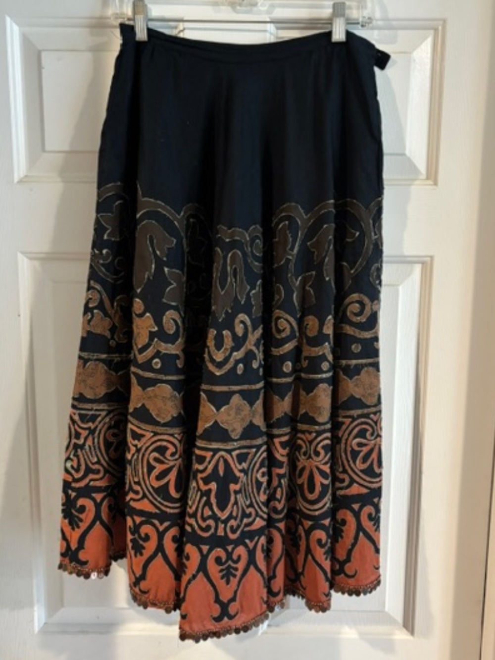 Chicos Maxi Beaded Skirt - SZ 1, 8/10